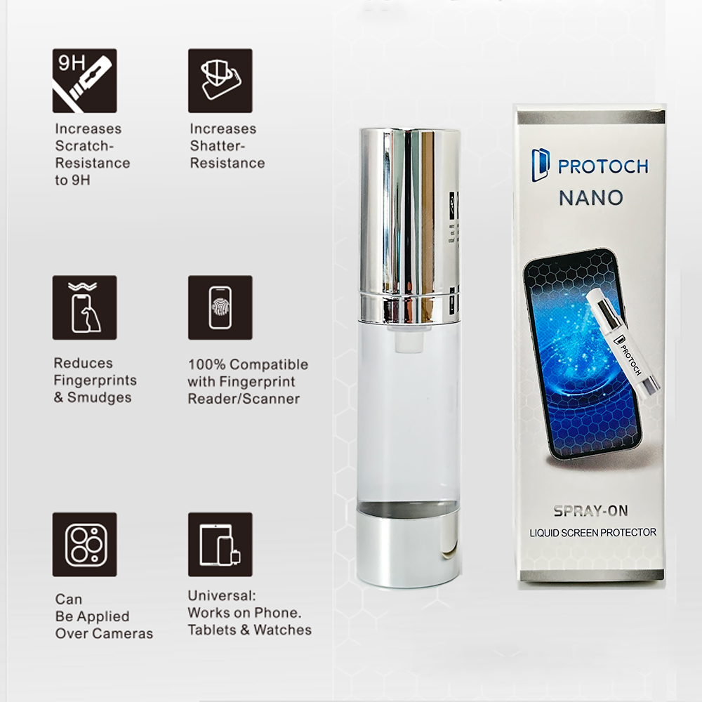 Invisible Nano Liquid Screen P - Oleophobic Coating Spray ulasan dan harga