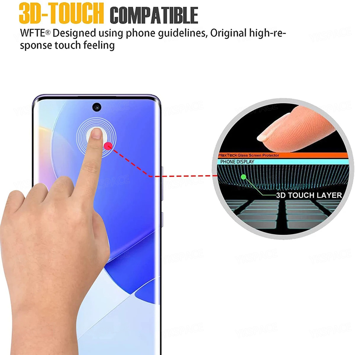 2Pcs 3D Curved Edge 9H HD Clea - Curved Edge Screen ulasan dan harga