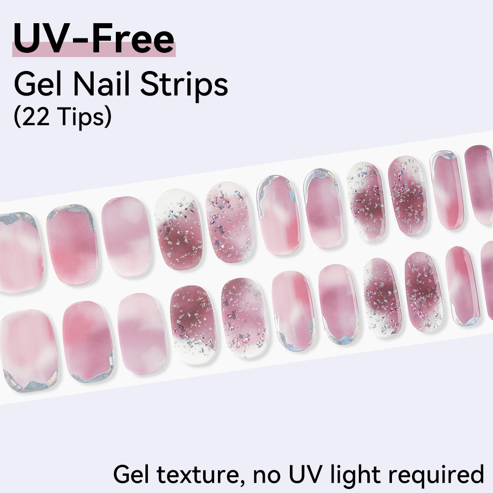 UV-Free Strips DIY Nails Stick - Full Cover Adhesive ulasan dan harga