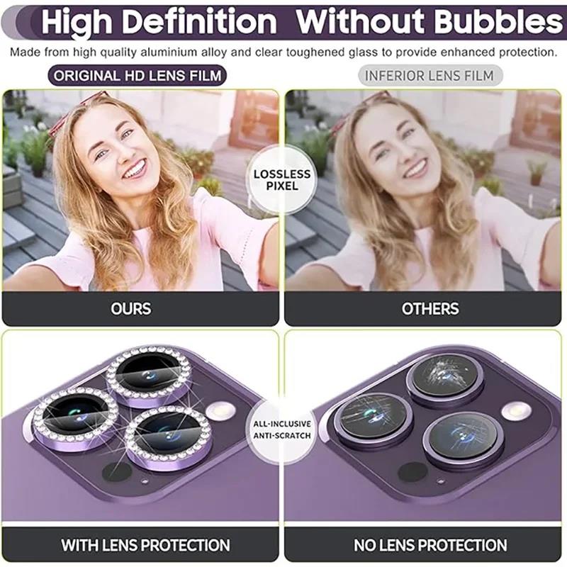 Glitter Camera Lens Protector  - Tempered Glass Screen 9H ulasan dan harga