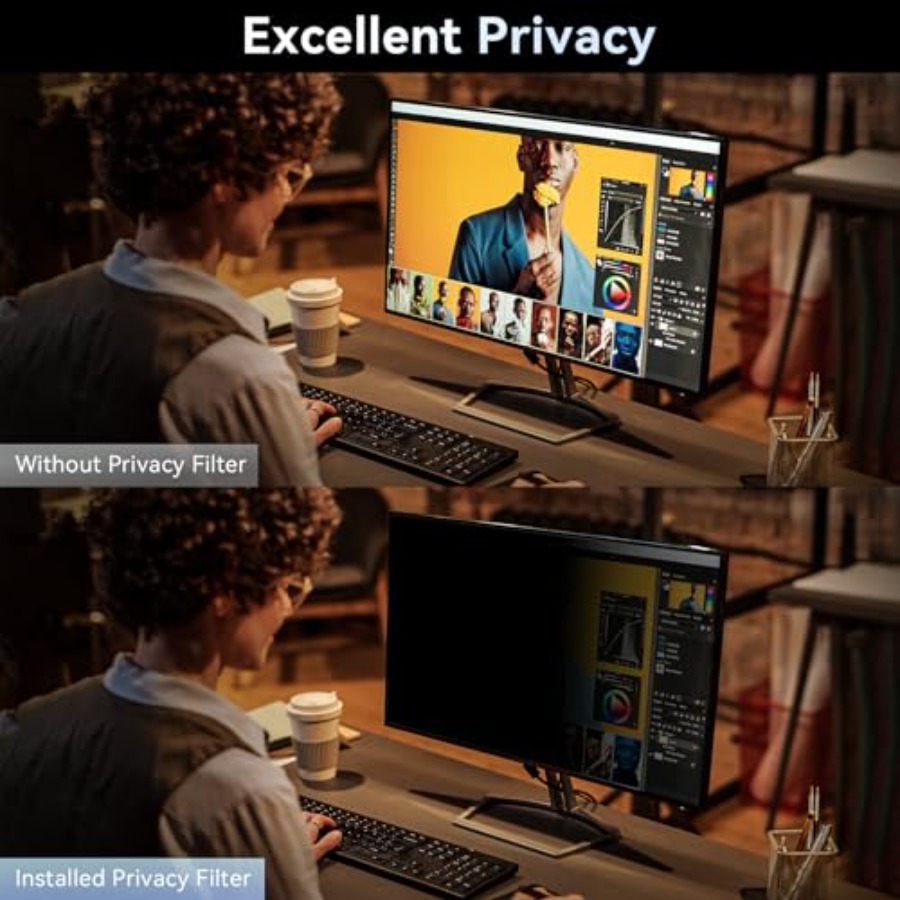 [2-Pack] 24 Inch Computer Priv - Privacy Filter 2Pack ulasan dan harga