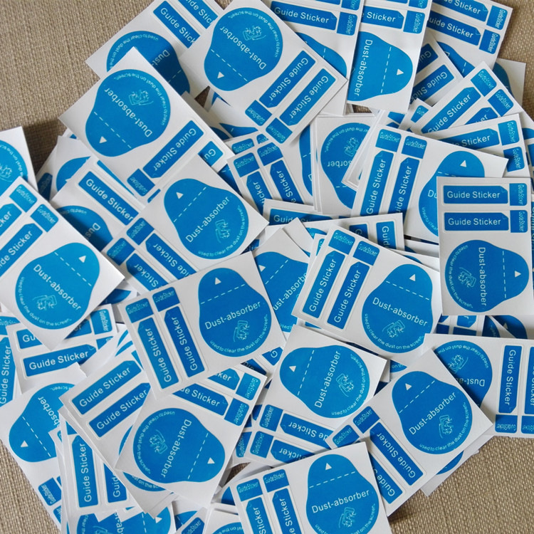 1/20/50/100pcs Blue Dust Remov - Dust Removal Sticker ulasan dan harga