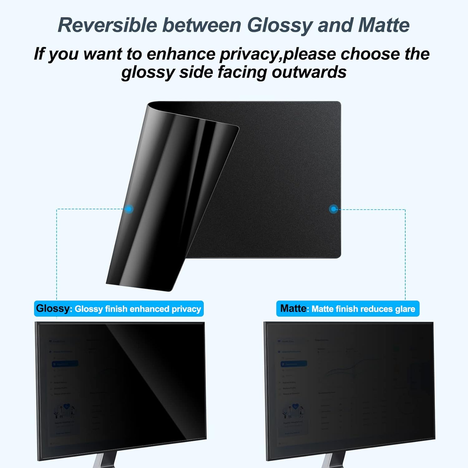 2 Pack 24 Inch Computer Privac - Privacy Filter 2Pack ulasan dan harga