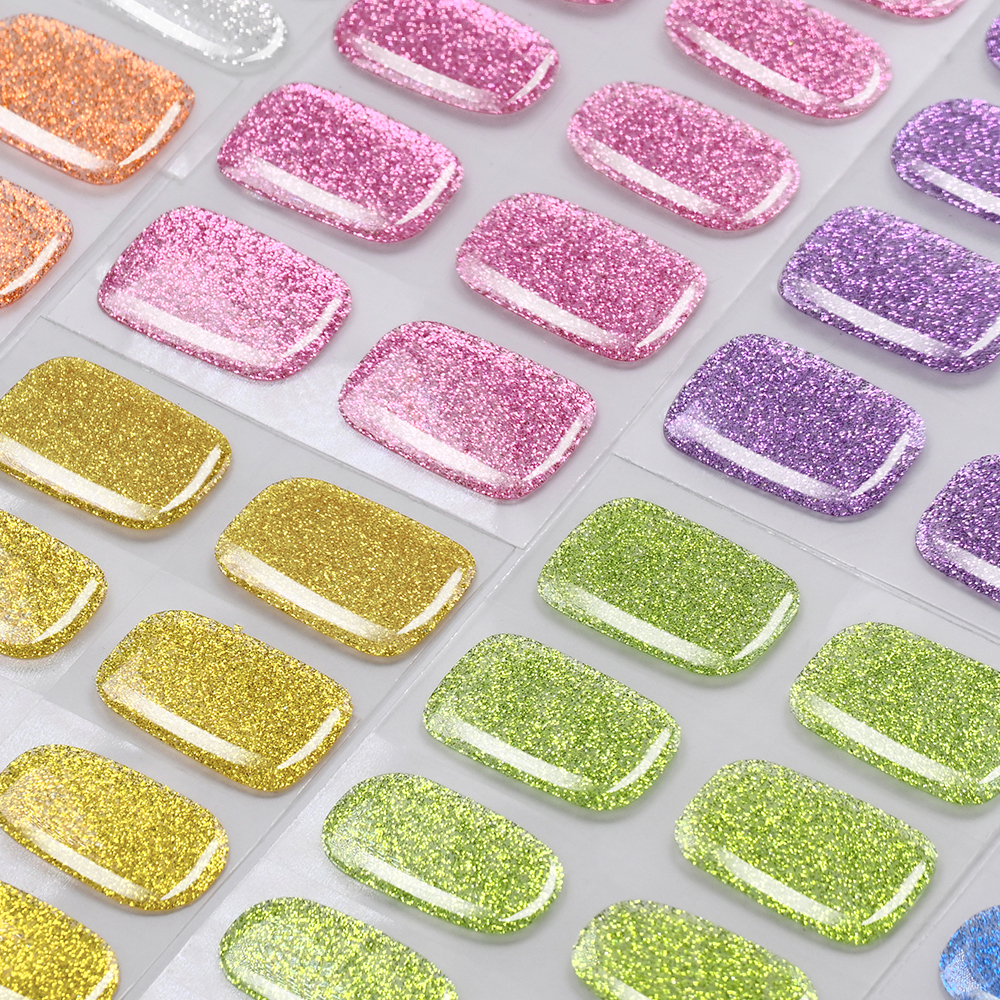 16Tips Colorful Glitter Semi C - Full Cover Adhesive ulasan dan harga
