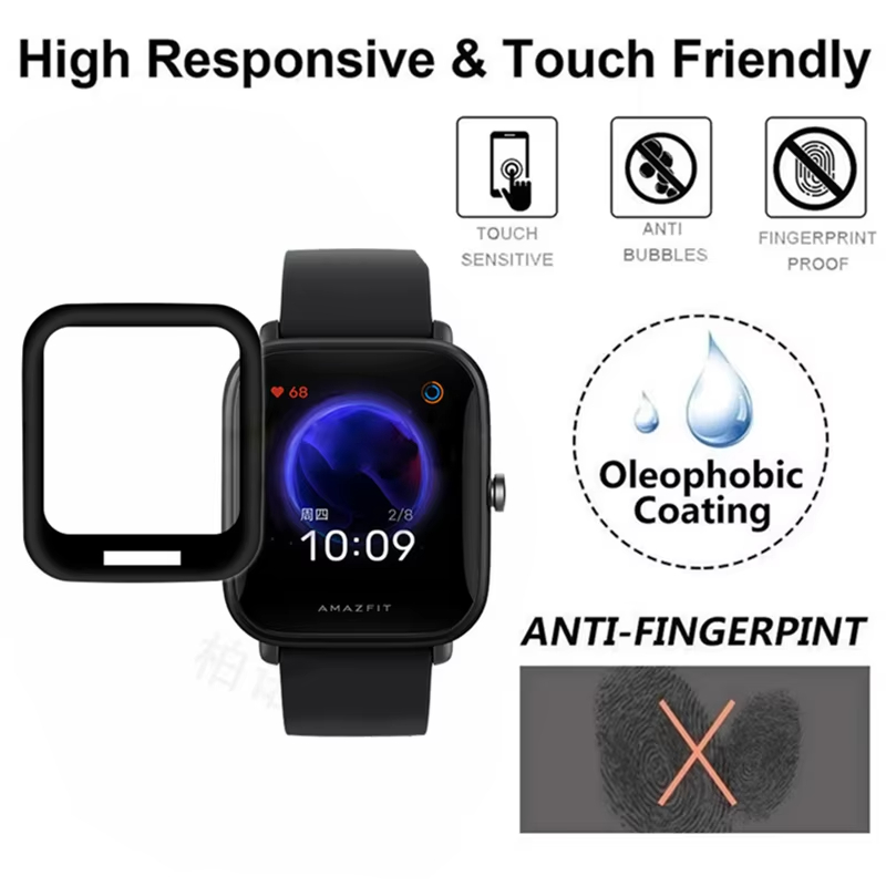 1-6 PCS Screen Protector Film  - Smartwatch Screen Film ulasan dan harga