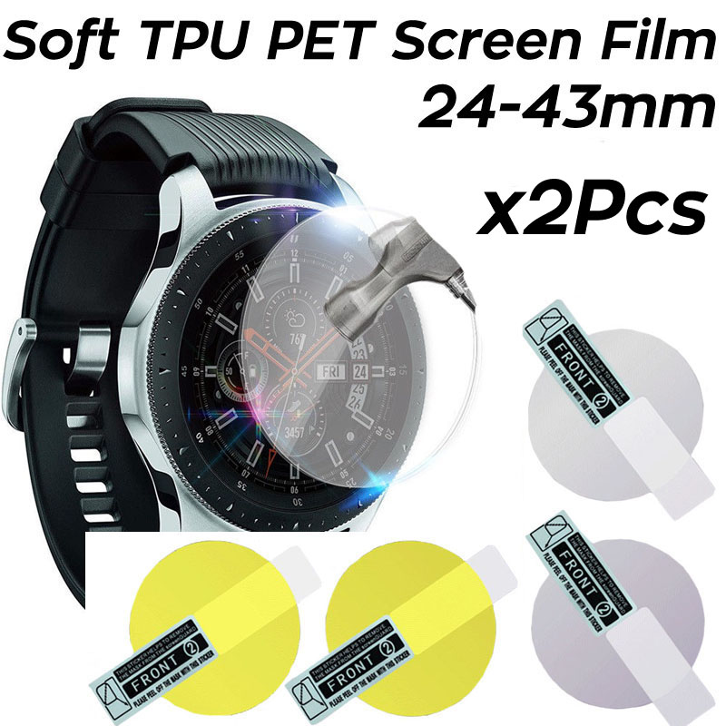 2PCS Soft Hydrogel Film Anti-s - Smartwatch Screen Film ulasan dan harga