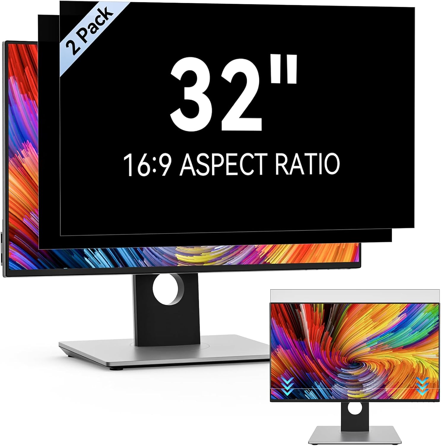 [2 Pack]32 Inch Computer Priva - Privacy Filter 2Pack ulasan dan harga