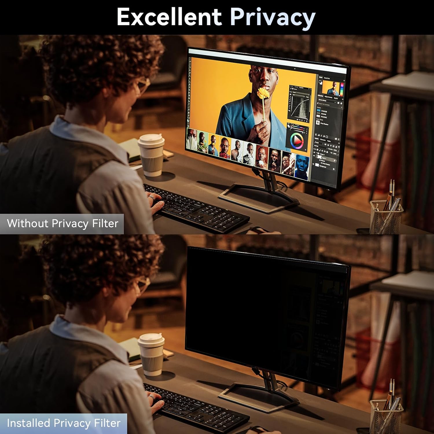 [2 Pack]32 Inch Computer Priva - Privacy Filter 2Pack ulasan dan harga