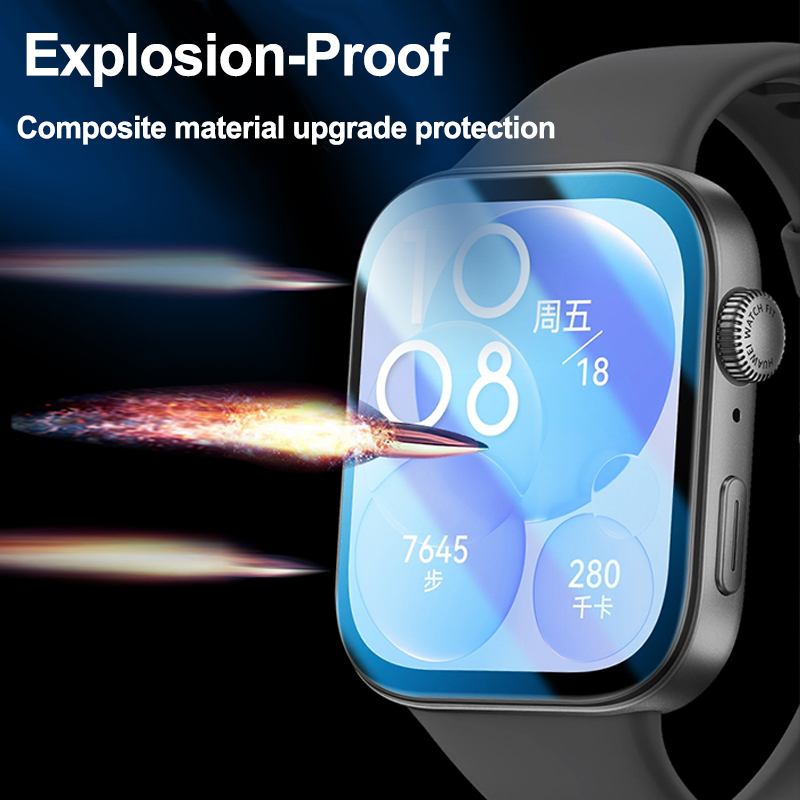 Soft Glass For Huawei Watch Fi - Tempered Glass Screen 9H ulasan dan harga