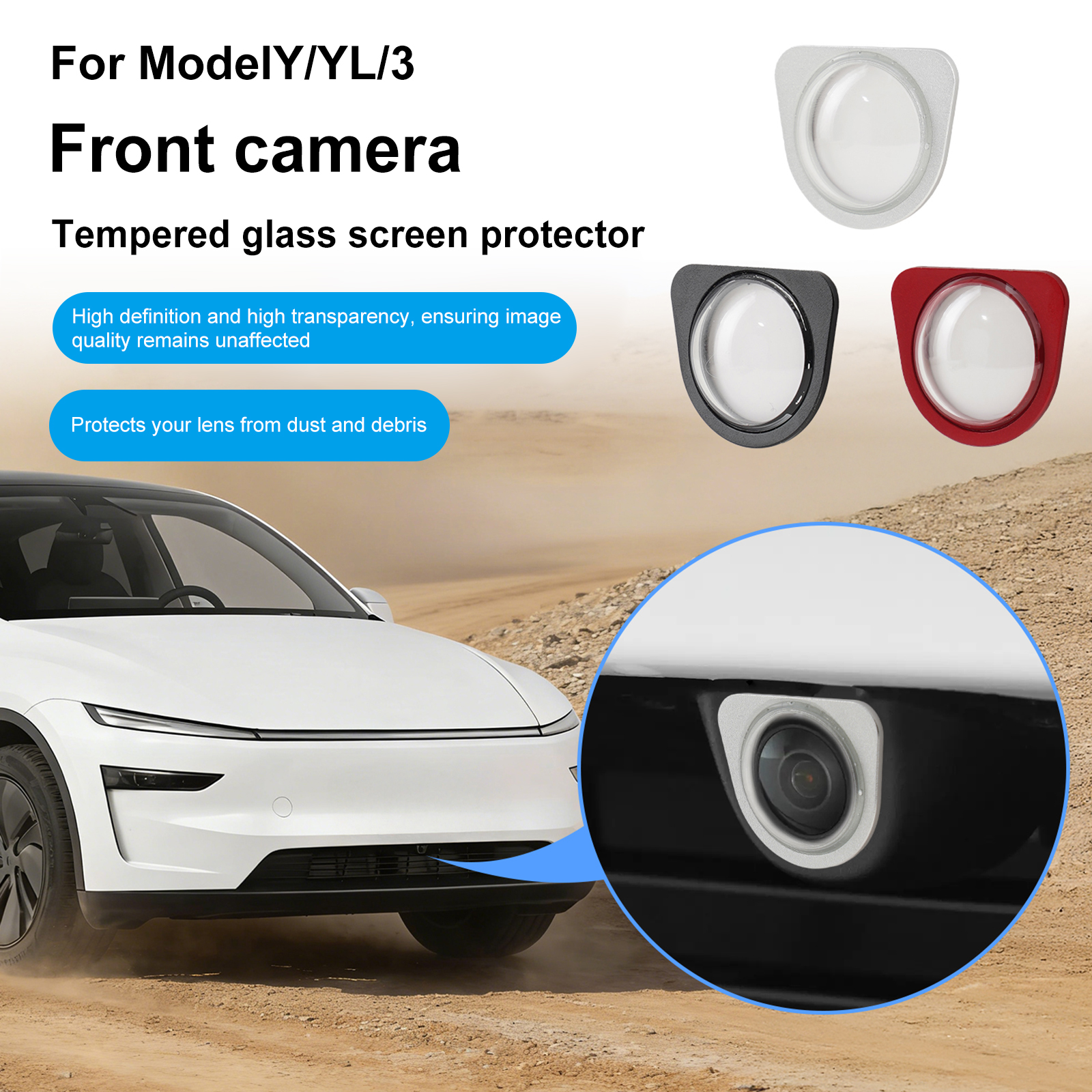 2PCS/1PC Front Bumper Camera L - Camera Lens Protector ulasan dan harga