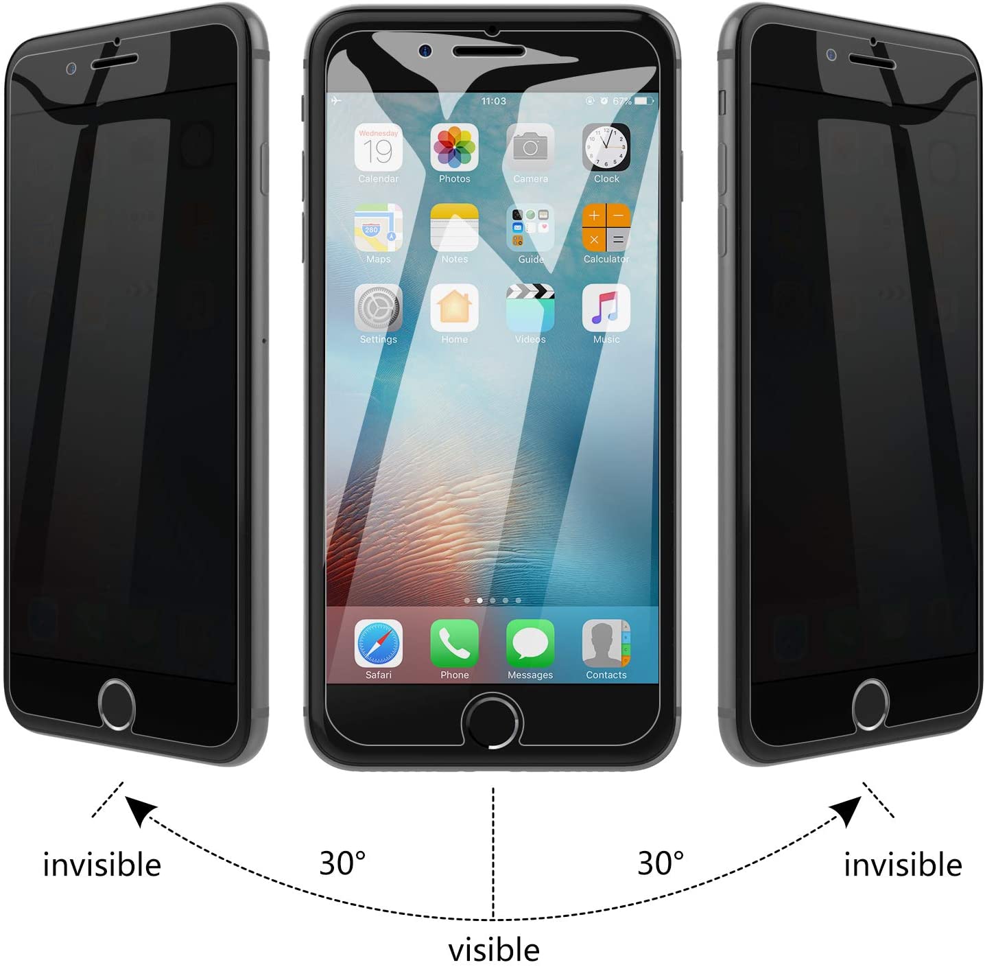 2 PACK Privacy Filter Tempered - Privacy Filter 2Pack ulasan dan harga