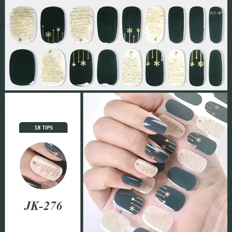 16/18/20Tips French Gel Nail S - Full Cover Adhesive ulasan dan harga